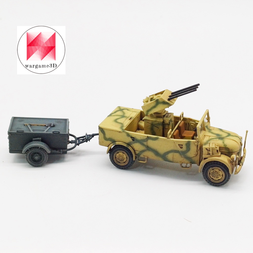 Steyr 1500 with Drilling MG151 with Sd Ah 51 ammo trailer (Germany, WW2)